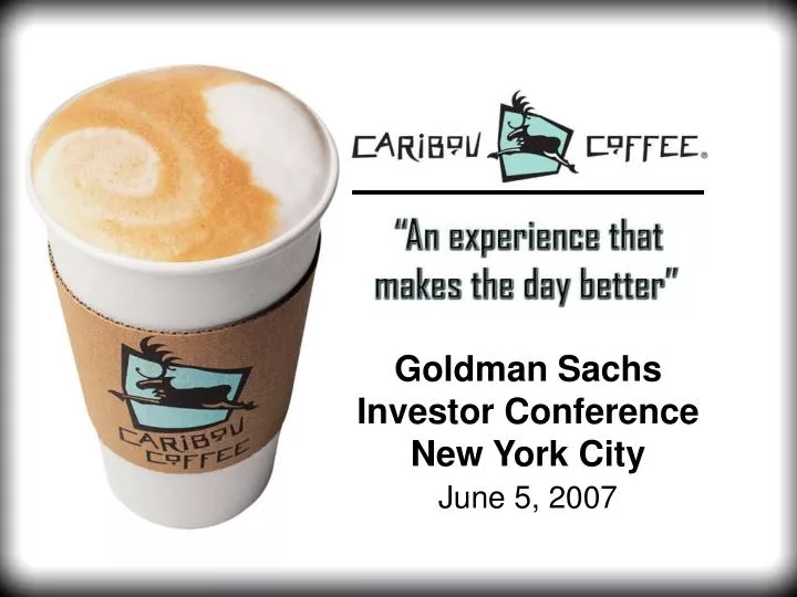 goldman sachs investor conference new york city