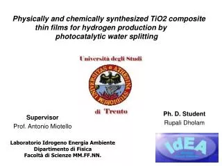 Physically and chemically synthesized TiO2 composite
