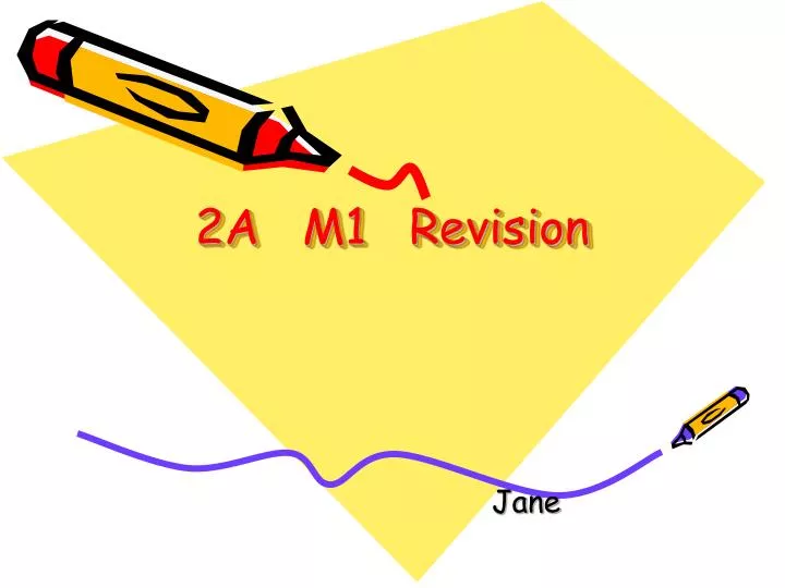 2a m1 revision