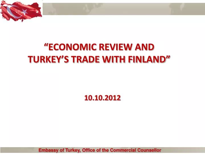 economic review and turkey s trade with finland
