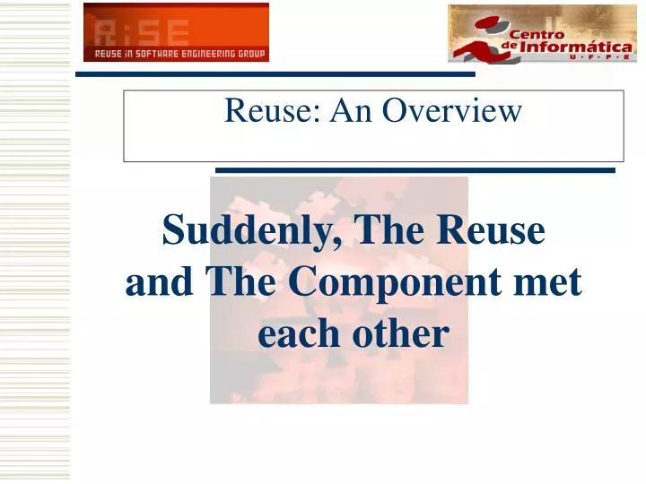 reuse an overview