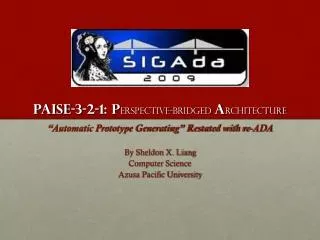 PAISE-3-2-1: P erspective-bridged A rchitecture
