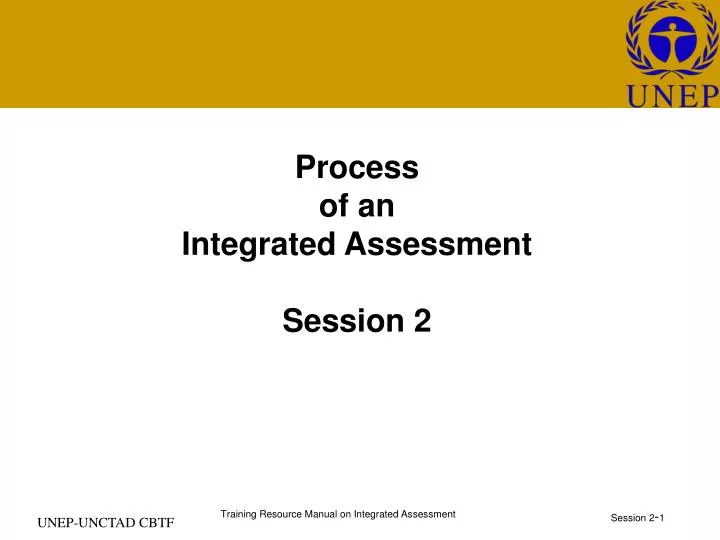 process of an integrated assessment session 2