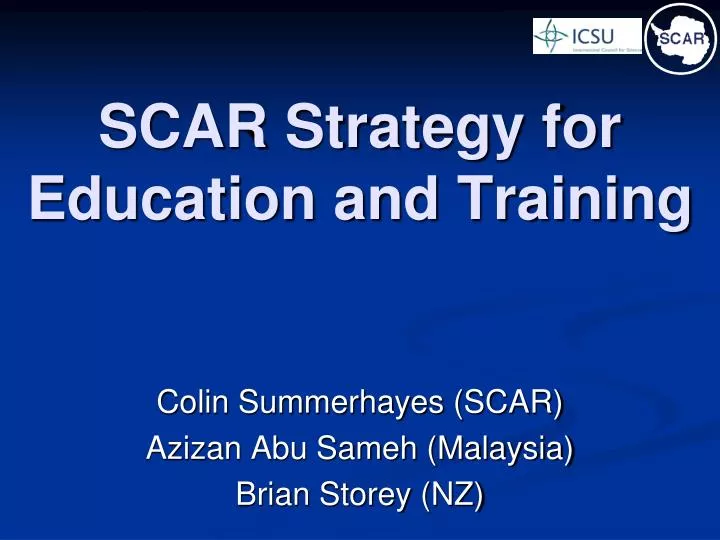 scar strategy for education and training