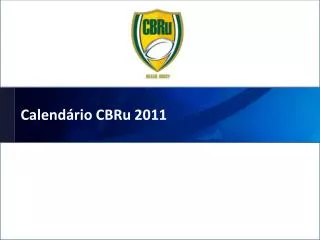 calend rio cbru 2011