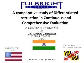 A comparative study of Differentiated Instruction in Continuous and Comprehensive Evaluation