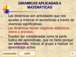 dinamicas aplicadas a matem ticas