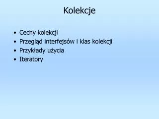 kolekcje
