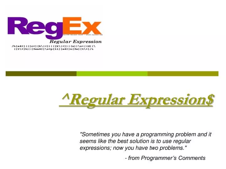 regular expression