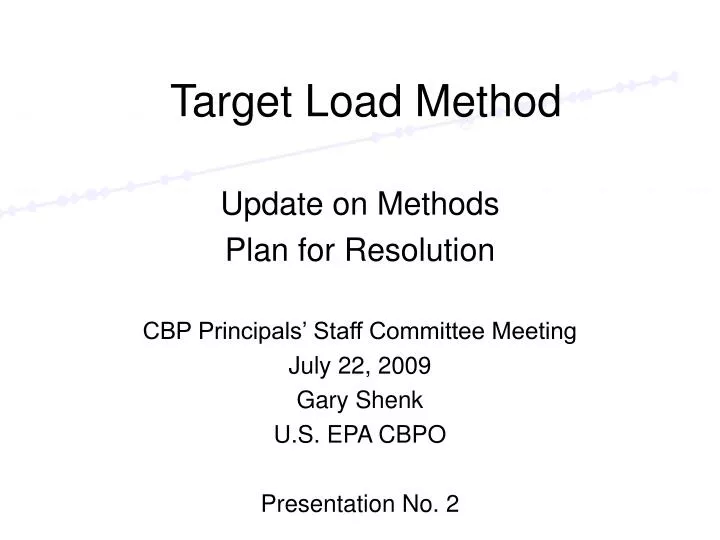 target load method