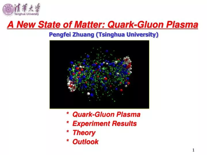 a new state of matter quark gluon plasma