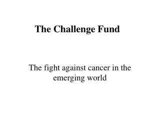 The Challenge Fund