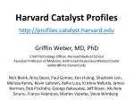 Harvard Catalyst Profiles profilestalyst.harvard