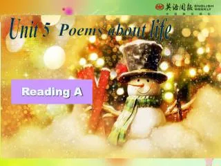 Unit 5 Poems about life
