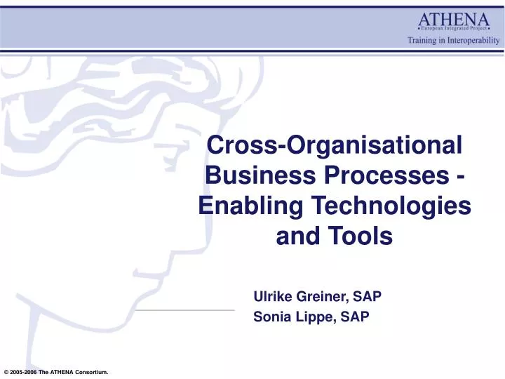 cross organisational business processes enabling technologies and tools
