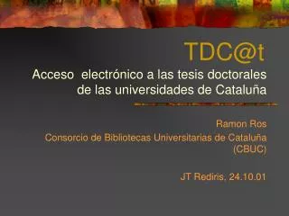 tdc@t