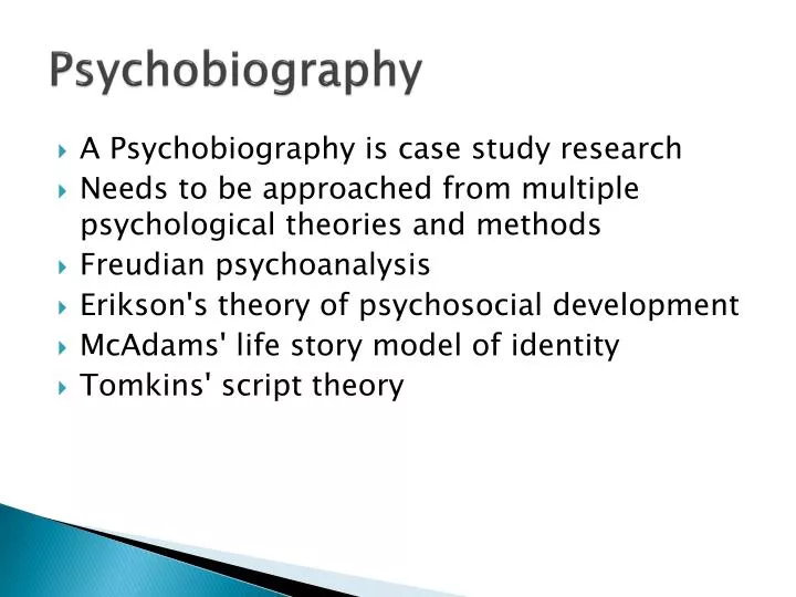 psychobiography