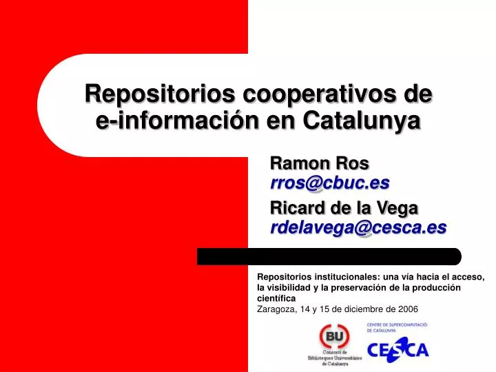 repositorios cooperativos de e informaci n en catalunya