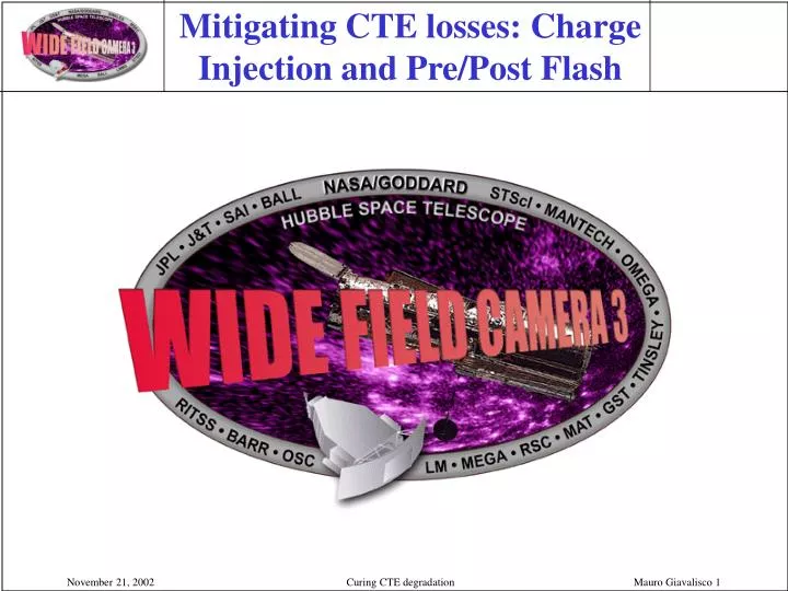 mitigating cte losses charge injection and pre post flash