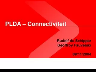 plda connectiviteit