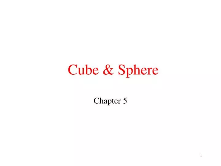 cube sphere