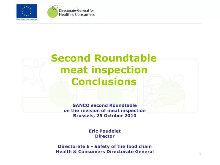 second roundtable meat inspection conclusions