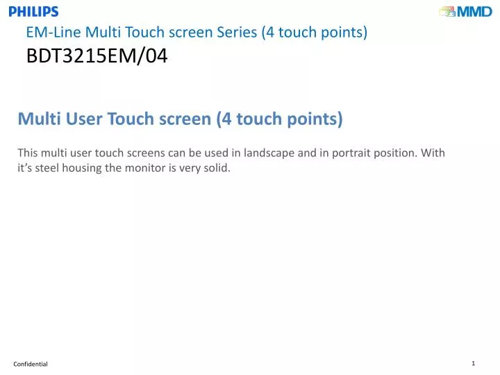 em line multi touch screen series 4 touch points bdt3215em 04