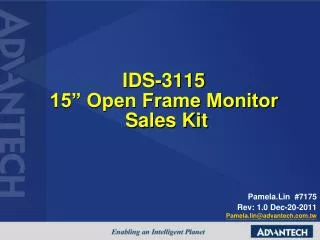 IDS-3115 15” Open Frame Monitor Sales Kit