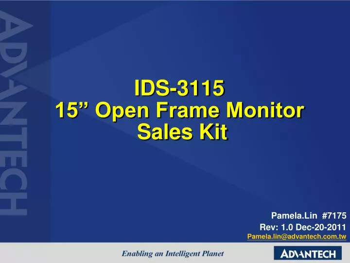 ids 3115 15 open frame monitor sales kit