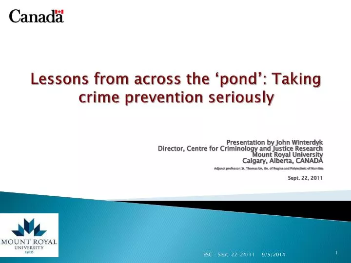 l essons from across the pond taking crime prevention seriously