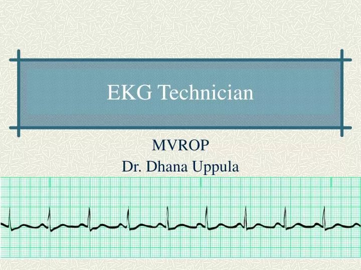 ekg technician