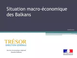 situation macro conomique des balkans