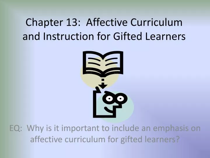chapter 13 affective curriculum and instruction for gifted learners