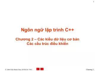 ng n ng l p tr nh c ch ng 2 c c ki u d li u c b n c c c u tr c i u khi n