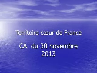 territoire c ur de france