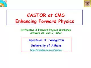 CASTOR at CMS Enhancing Forward Physics