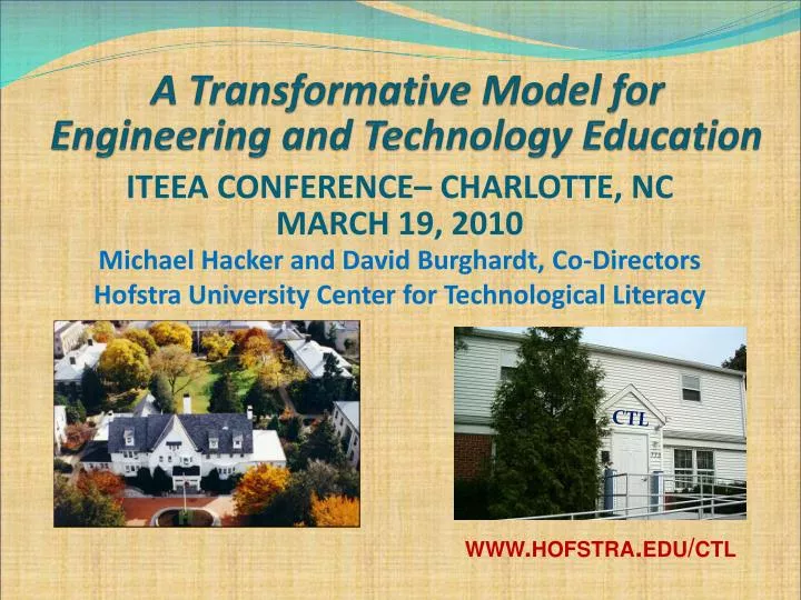 a transformative model for engineering and technology education