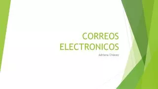 correos electronicos