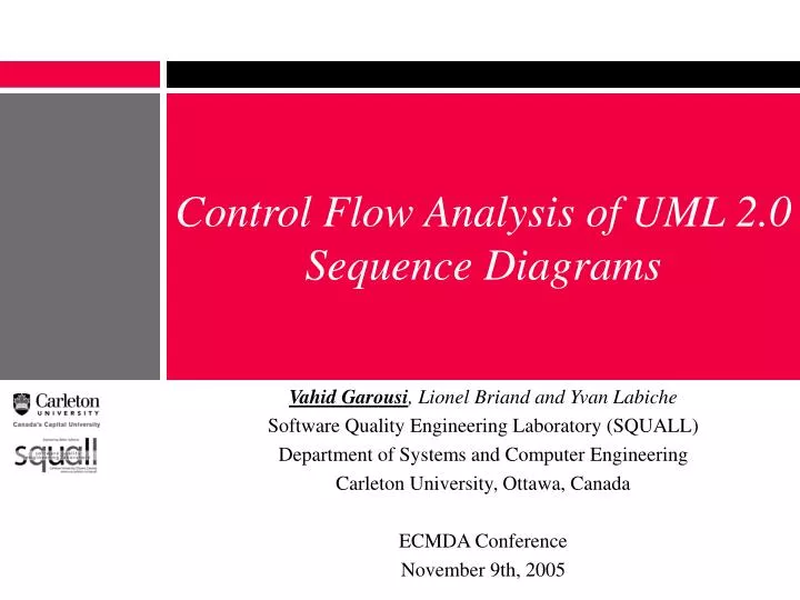 control flow analysis of uml 2 0 sequence diagrams