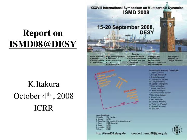 report on ismd08@desy