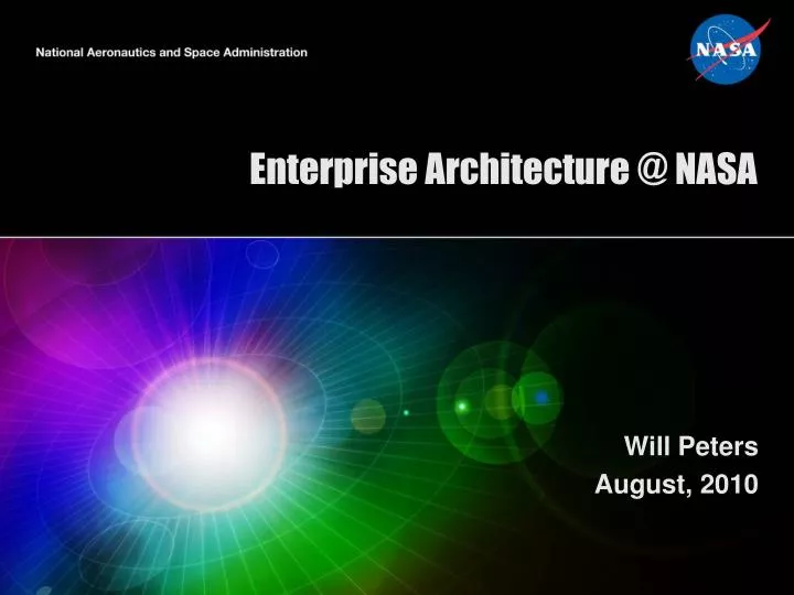 enterprise architecture @ nasa