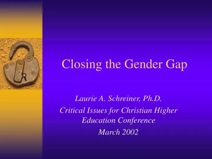 closing the gender gap