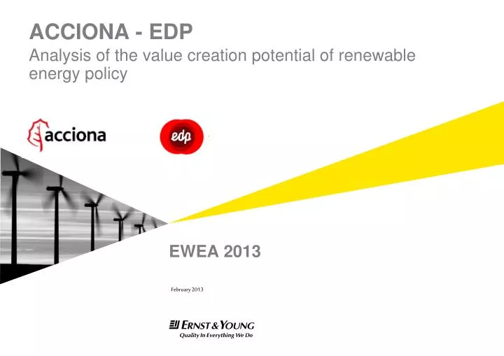 acciona edp analysis of the value creation potential of renewable energy policy