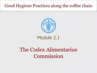 The Codex Alimentarius Commission