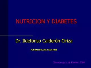 nutricion y diabetes