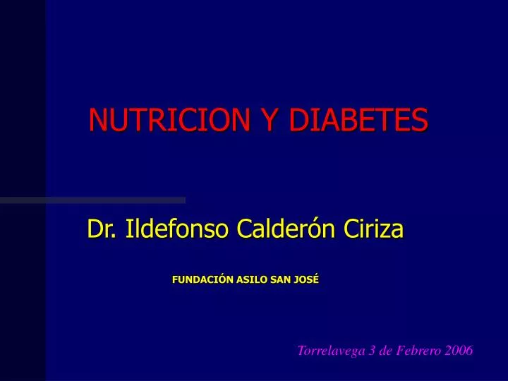 nutricion y diabetes