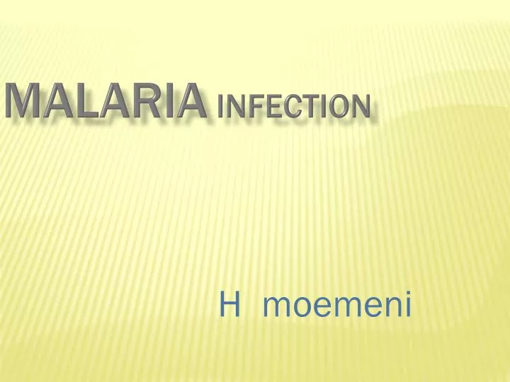 malaria infection