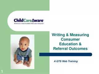 Writing &amp; Measuring Consumer Education &amp; Referral Outcomes