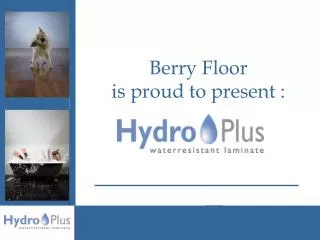 Berry Floor is proud to present :