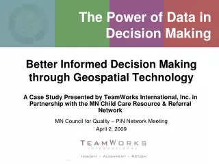 The Power of Data in Decision Making
